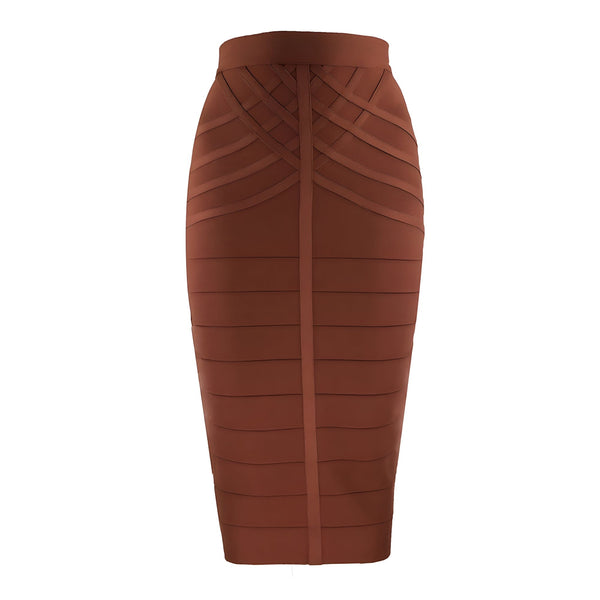 The Rosamund Long Skirt - Multiple Colors SA Formal Brown M 