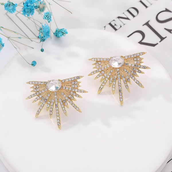 The Iridiana Stud Earring - Multiple Colors SA Formal Golden 