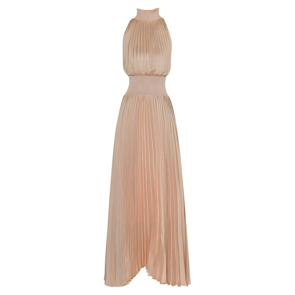 The Cameron Sleeveless Asymmetrical Dress - Multiple Colors 0 SA Styles Khaki S 