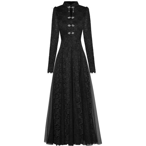 The Marguerite Long Sleeve Dress - Multiple Colors SA Formal Black S 