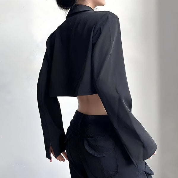 The Phaedra Cropped Belt Blazer SA Formal 