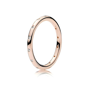 The Celia Crystal Ring - Multiple Colors Luke + Larry Rose Gold 6 