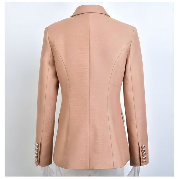 The Priscilla Slim Fit Blazer - Camel Luke + Larry 